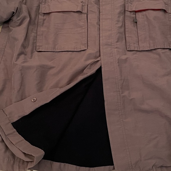 Vans Men’s Gray Button Front Fleece Lined Shacket Size L - Picture 6 of 6